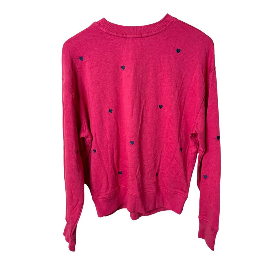 Rails Ramona Sweatshirt Pullover Crew Neck Pink Midnight Hearts Medium - Picture 6 of 8